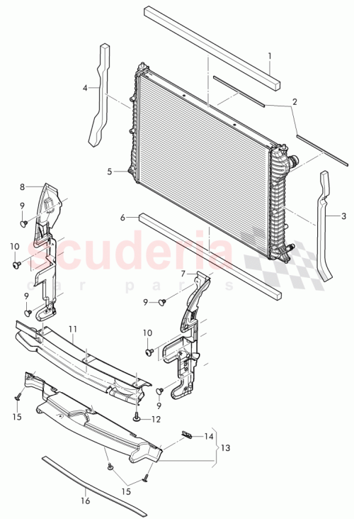 Part Diagram for Bentley 3W0 121 245 A