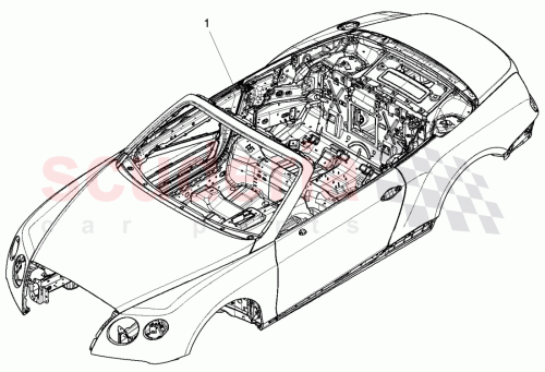 Part Diagram for Bentley 3W7800401AC
