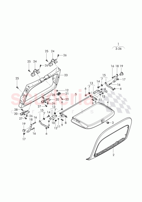 Part Diagram for Bentley WHT 003 452