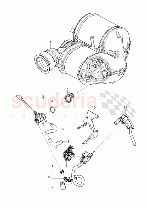 Part Diagram for Bentley 04L 253 725 A