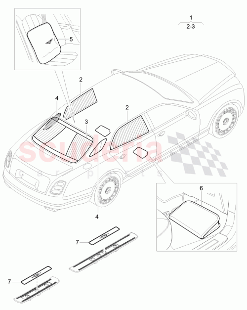 Part Diagram for Bentley JNV 064 100