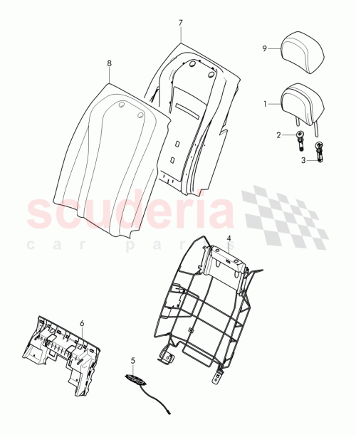 Part Diagram for Bentley 4W0 886 808 AJ