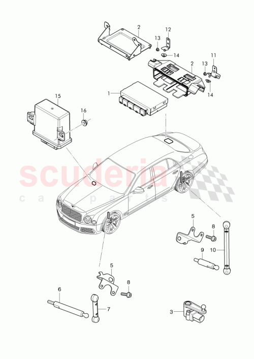 Part Diagram for Bentley 3Y5941291B