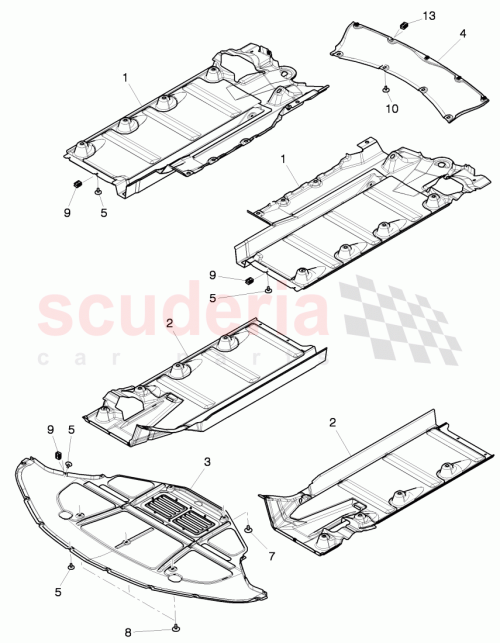 Part Diagram for Bentley 3Y0 825 197 E