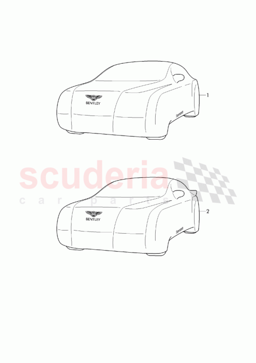 Part Diagram for Bentley 3W8 861 985 AS