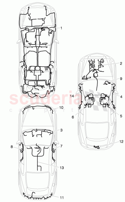 Part Diagram for Bentley 3W8971019AH