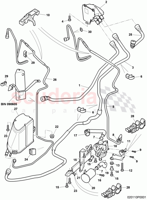 Part Diagram for Bentley 3W7201983H