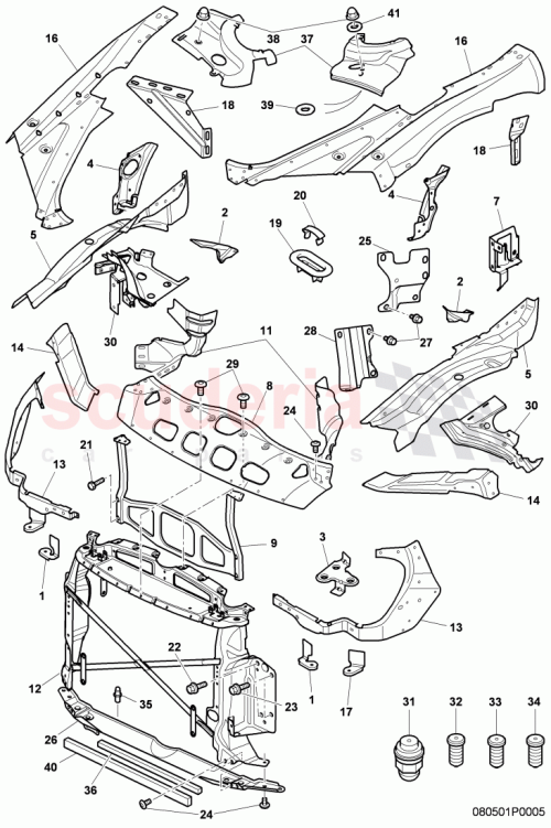 Part Diagram for Bentley 3W8 809 582 K