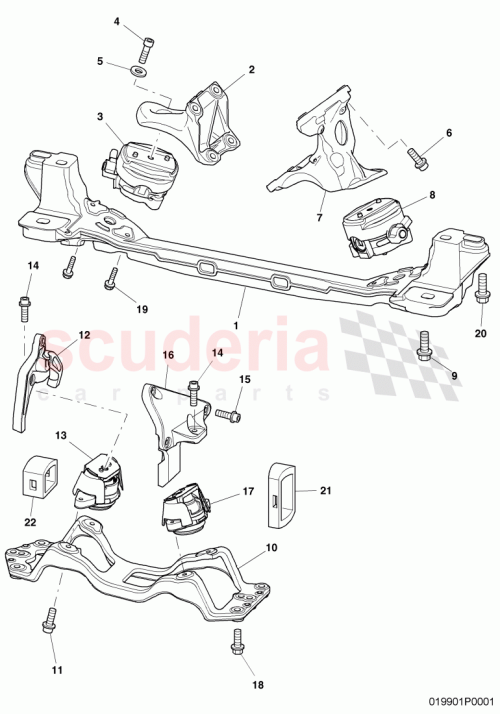 Part Diagram for Bentley 3W0199307F