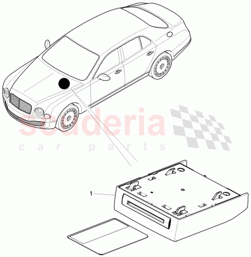 Part Diagram for Bentley 4L0 919 813 F