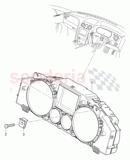Part Diagram for Bentley 3W0 920 851 R