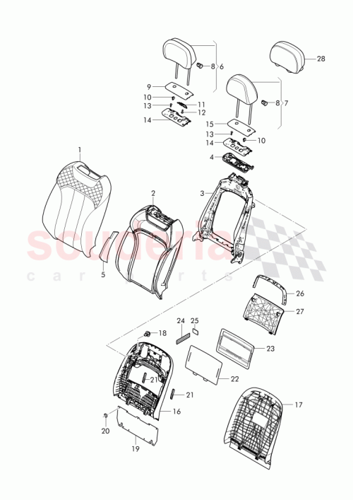 Part Diagram for Bentley N90833001