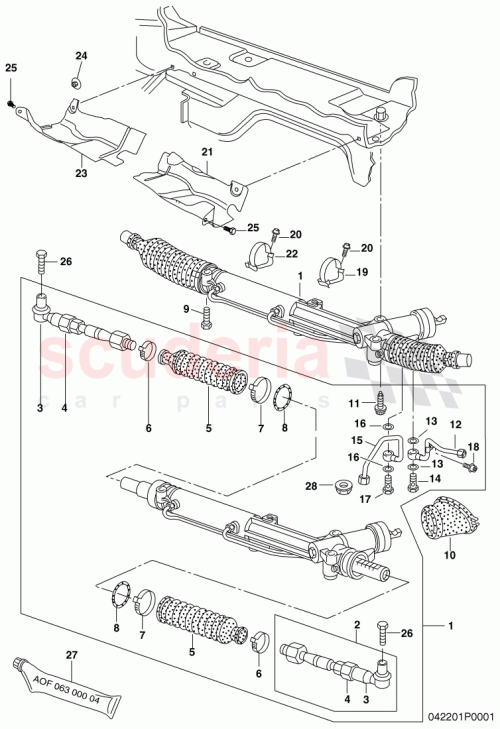 Part Diagram for Bentley G 052 168 A1