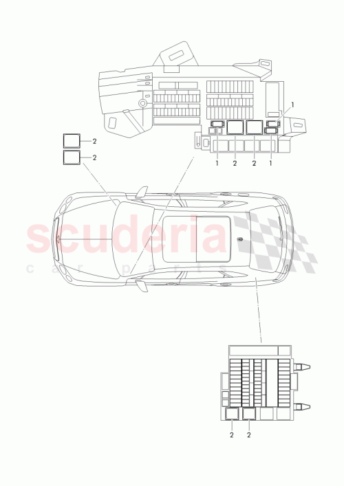 Part Diagram for Bentley 4H0 951 253 C