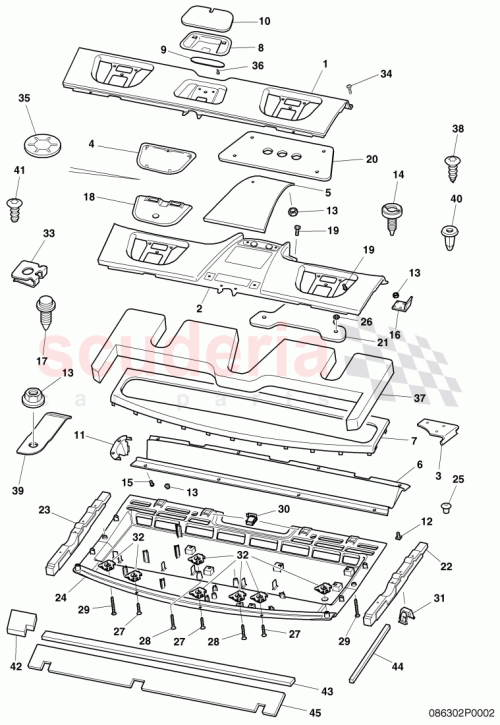 Part Diagram for Bentley 3D5867723