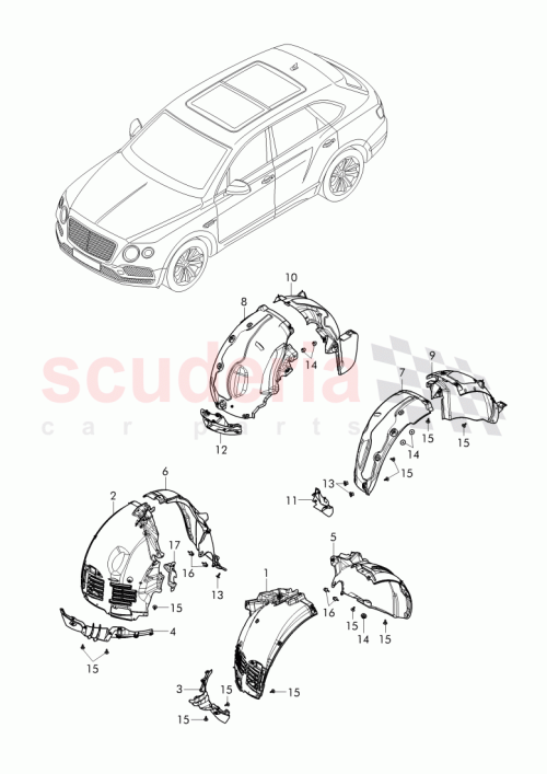 Part Diagram for Bentley N10015101