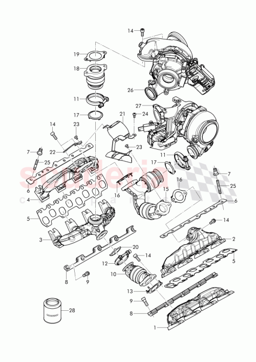 Part Diagram for Bentley N 910 461 01