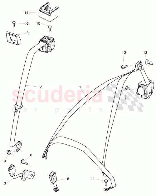 Part Diagram for Bentley 3Y5857805C