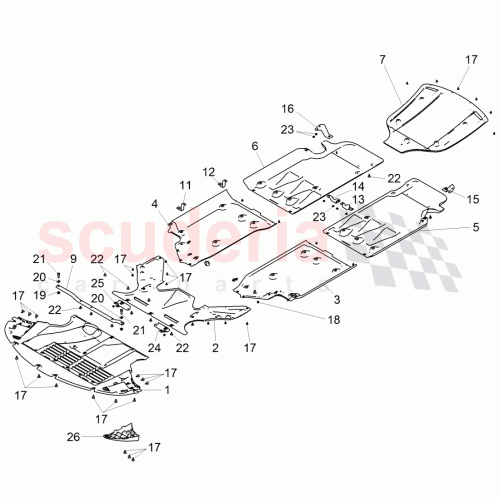 Part Diagram for Bentley 3W7 825 228 C