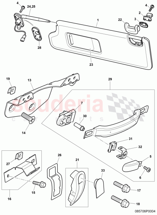 Part Diagram for Bentley 3W0857161B