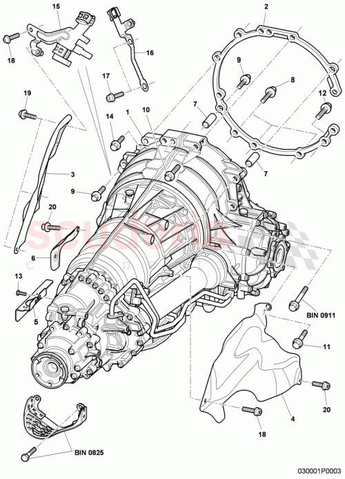 Part Diagram for Bentley 3W0301327C