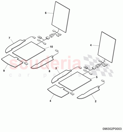 Part Diagram for Bentley 3W5 963 552 BD