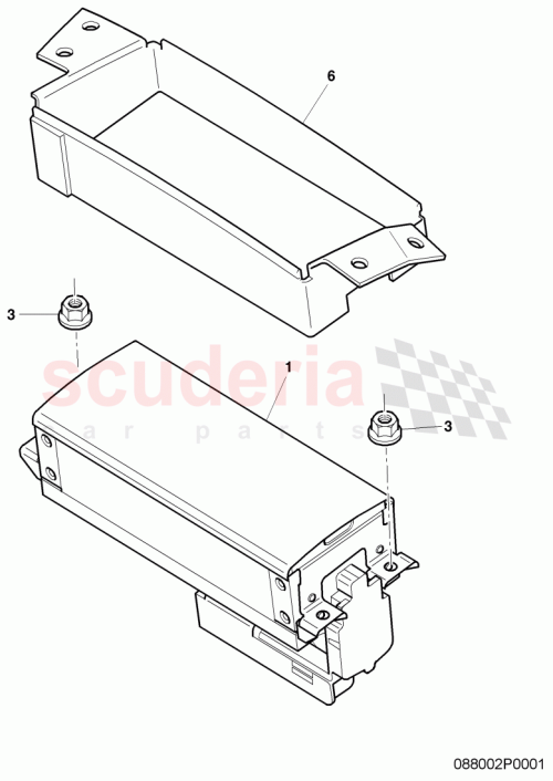 Part Diagram for Bentley 3W0880204B