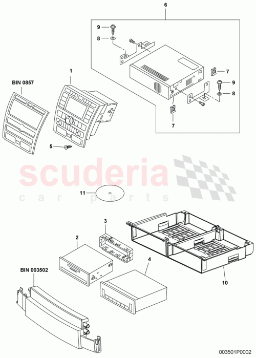 Part Diagram for Bentley 3W0 919 859 A