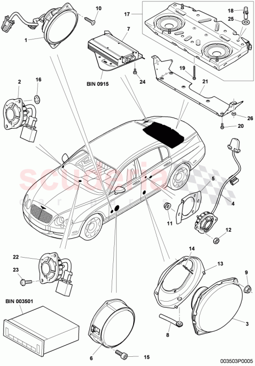 Part Diagram for Bentley 3W0 035 411 AD