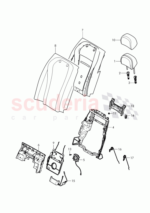 Part Diagram for Bentley 3Y0881203
