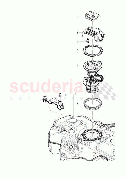 Part Diagram for Bentley 1K0 919 133 D