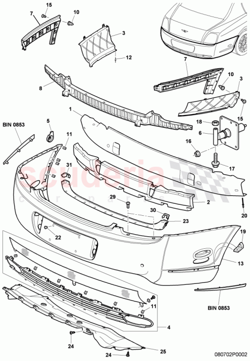 Part Diagram for Bentley N10621301