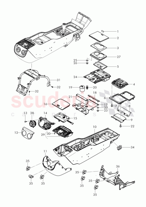 Part Diagram for Bentley 3Y0 868 613 A