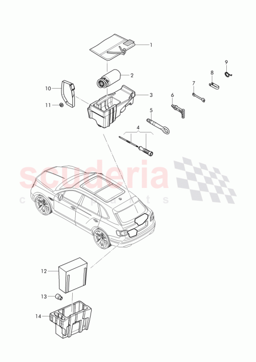 Part Diagram for Bentley 4M0 012 120 C
