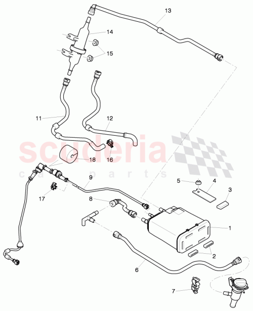 Part Diagram for Bentley 3Y0 201 336 C