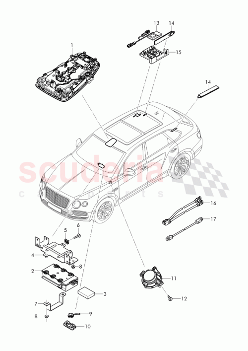 Part Diagram for Bentley 36A 907 348