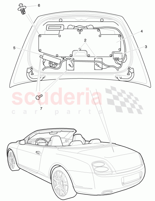 Part Diagram for Bentley 3W7 035 585 D