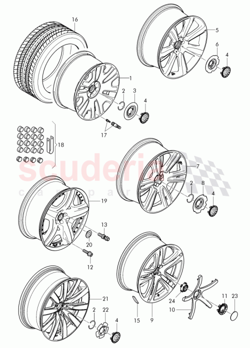 Part Diagram for Bentley 4W0 601 159 B