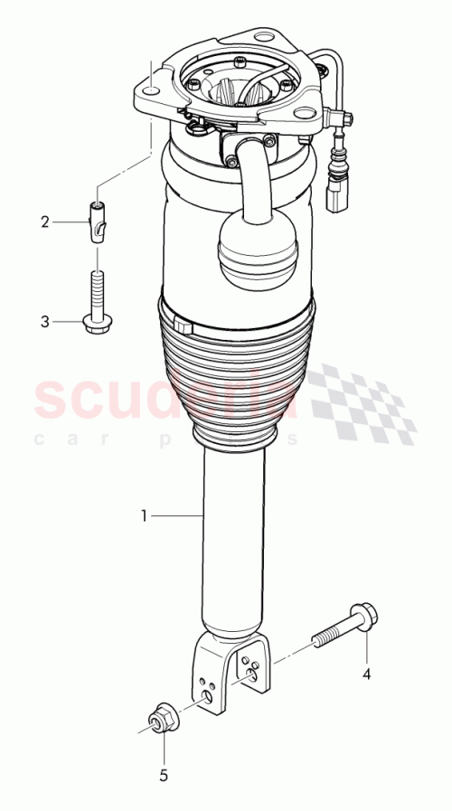 Part Diagram for Bentley 4W0616001B