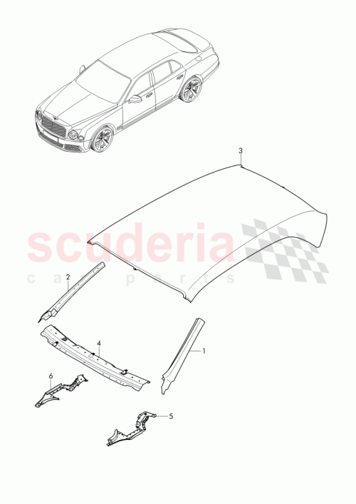 Part Diagram for Bentley 3Y0 809 889 C