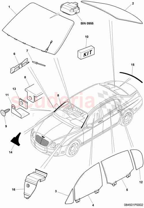 Part Diagram for Bentley N10511001