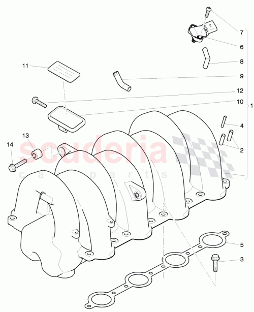 Part Diagram for Bentley 3Y0906051A