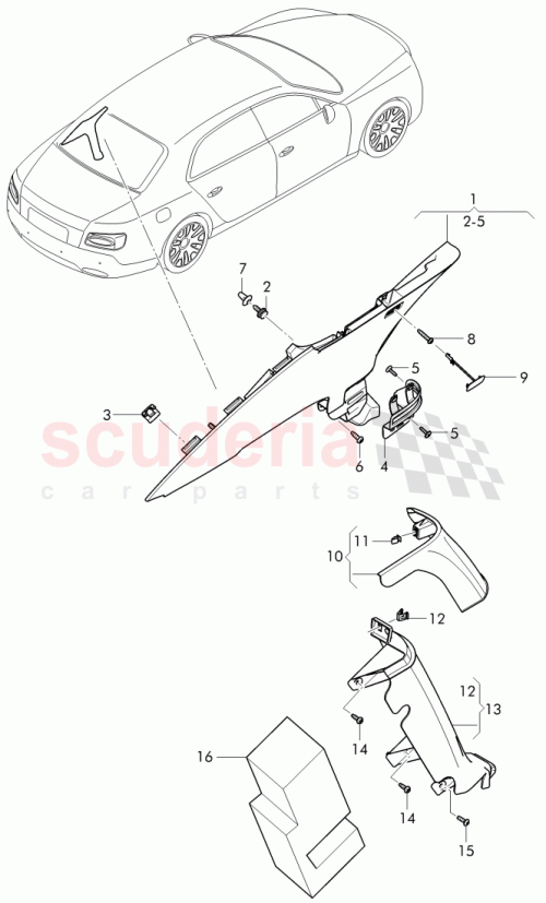Part Diagram for Bentley 4W0 868 919