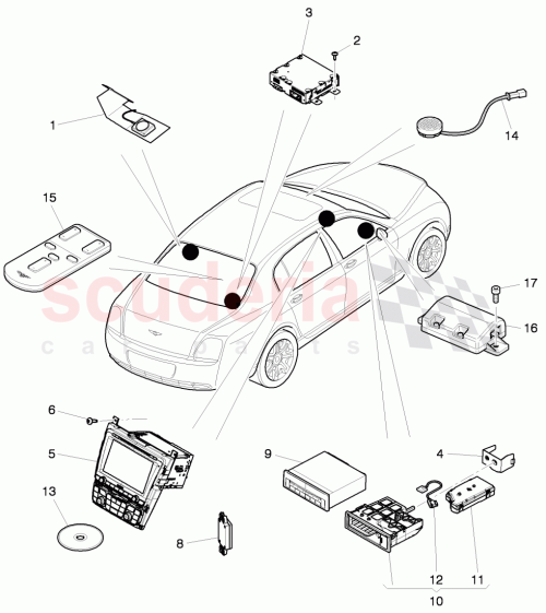 Part Diagram for Bentley 3W0 035 547