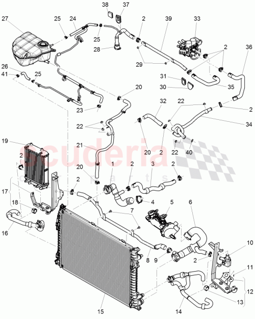 Part Diagram for Bentley 3W0 121 550 A