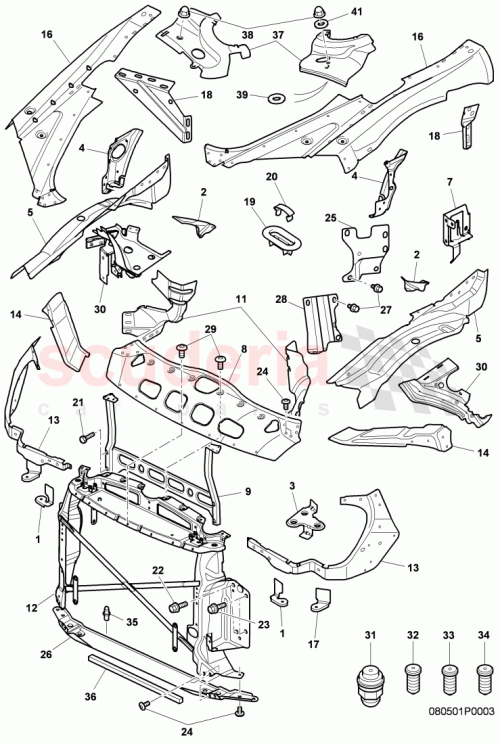 Part Diagram for Bentley 3W005057C