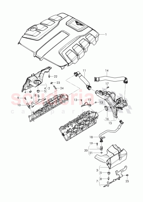 Part Diagram for Bentley 057 409 079 E
