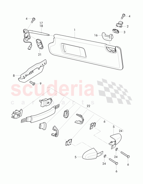 Part Diagram for Bentley 3W0 857 561 F