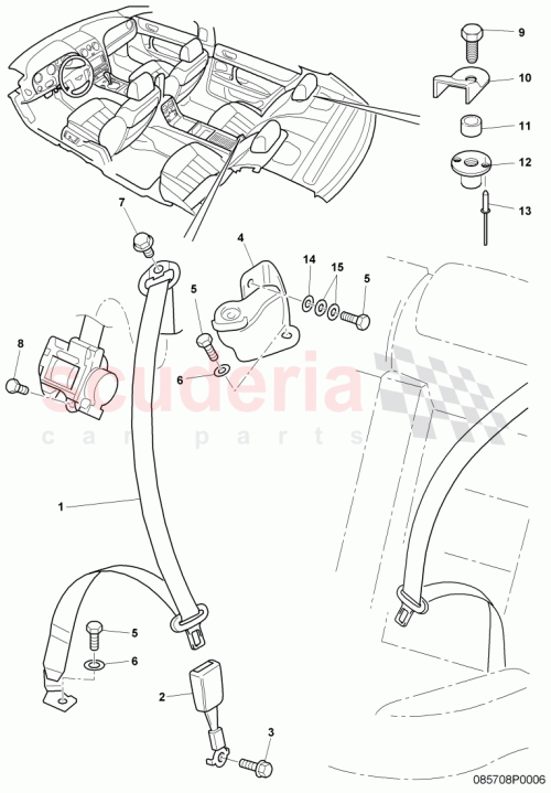 Part Diagram for Bentley N0116556