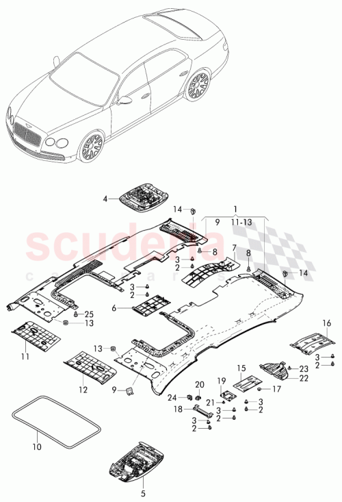 Part Diagram for Bentley N 905 666 03
